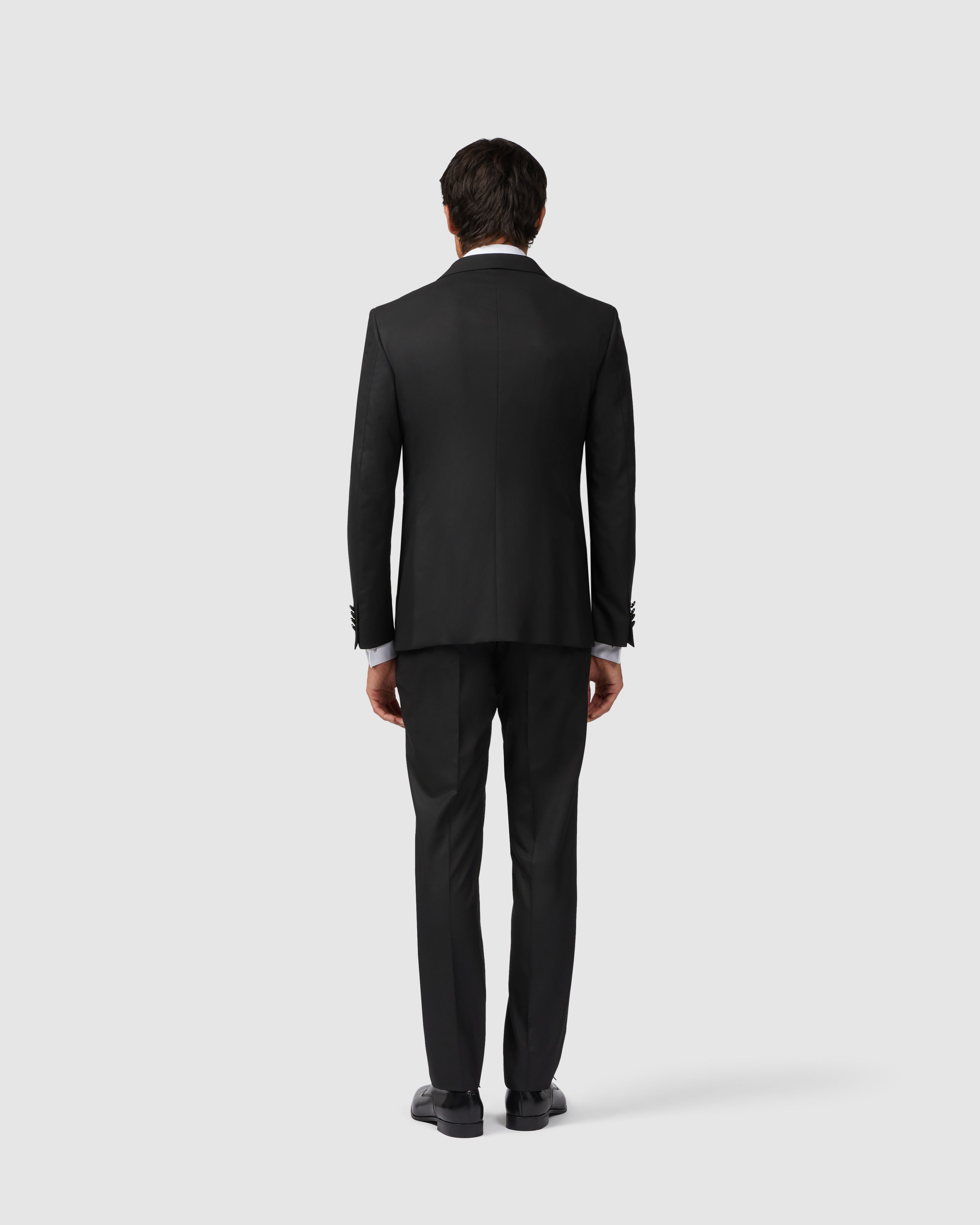 Completo 4 pezzi nero con rever paillettes