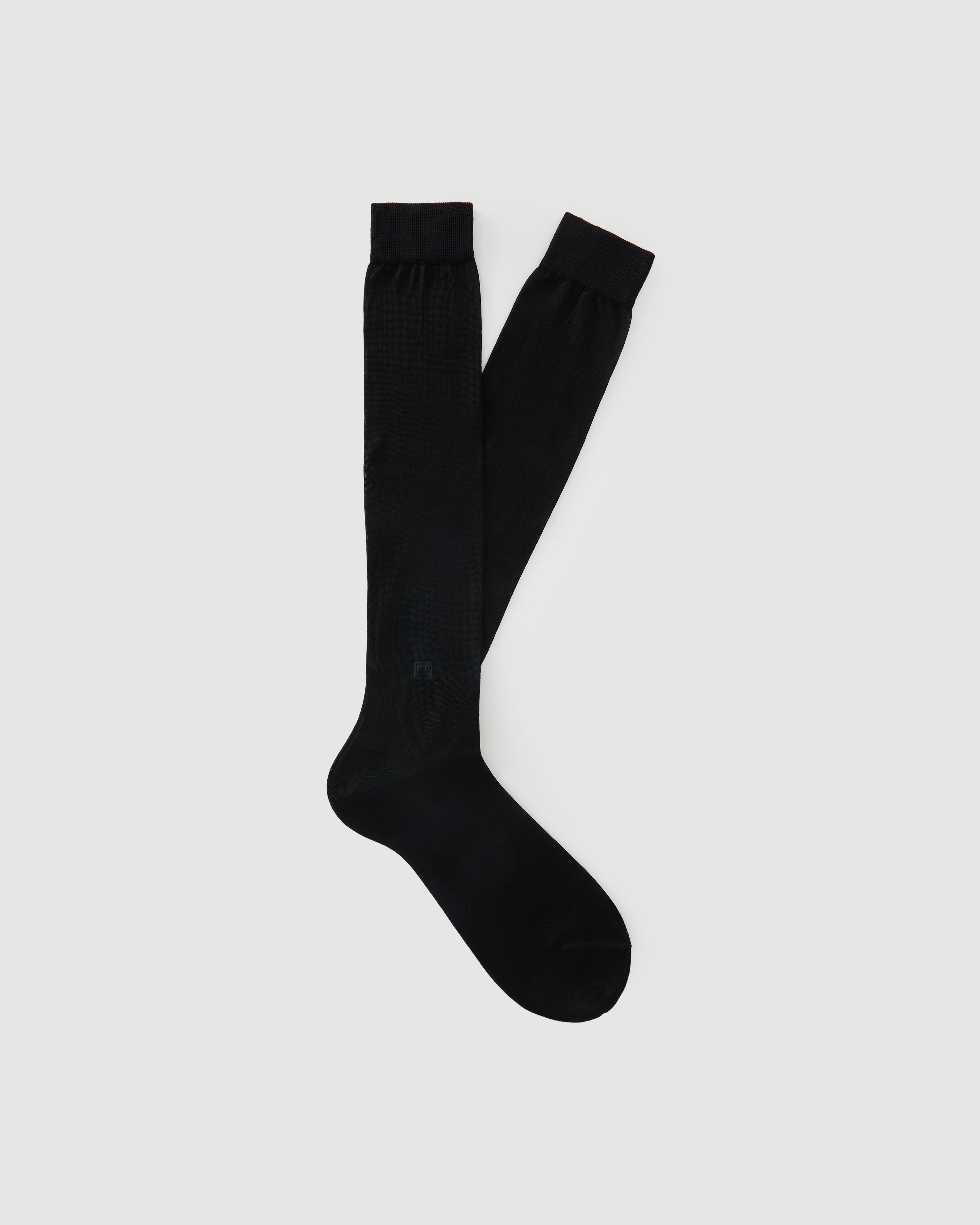 Black lisle thread socks            