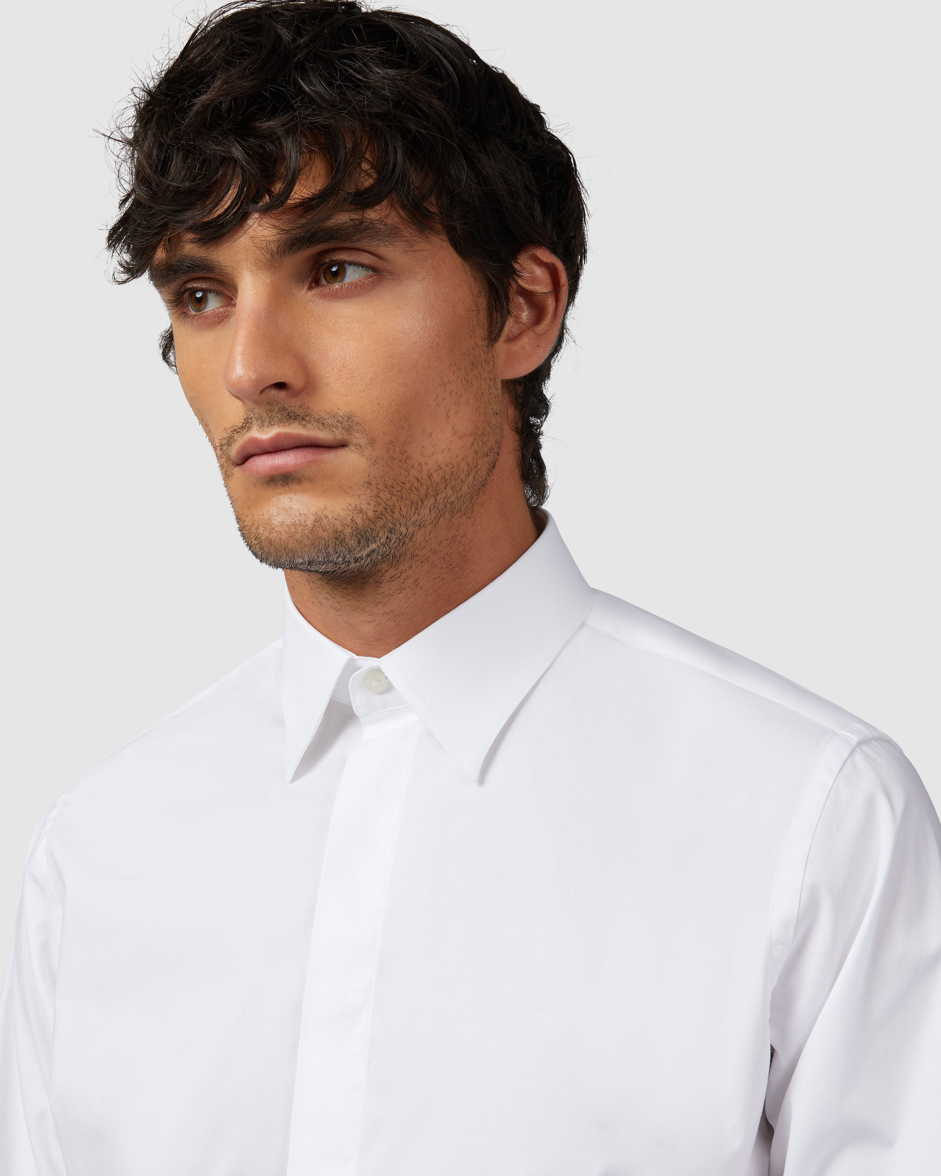 Camicia Bianca Camicia Collo 38 Taglia Camicia Collo Bottoni