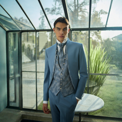 Costum nuntă elegant Carlo Pignatelli 2026